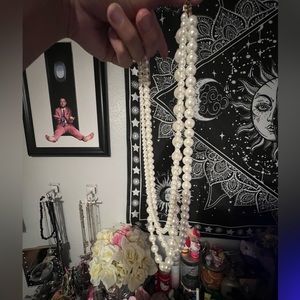 Stacked pearl Necklace